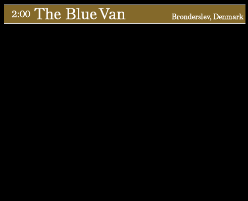 the blue van