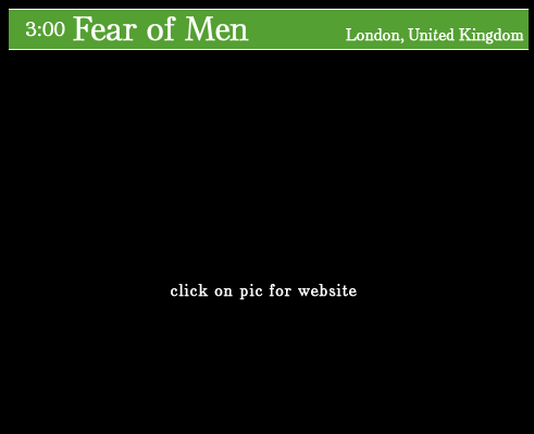 fear of men
