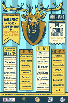Music For Listeners at Lazarus Brewing 2018